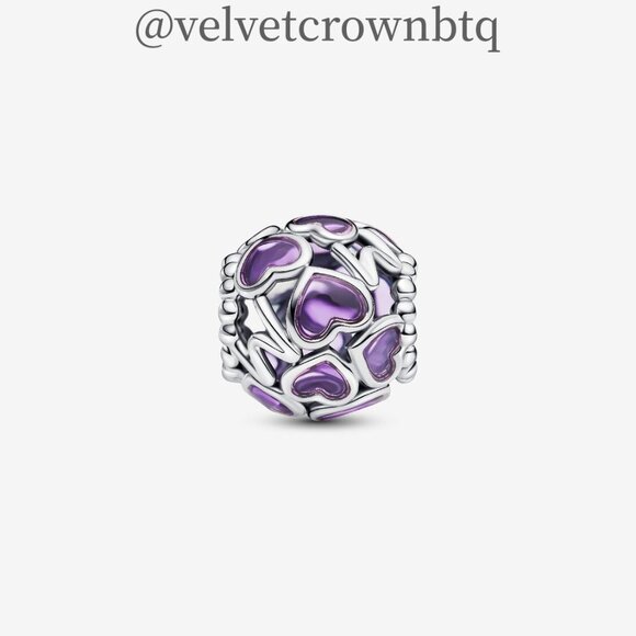 Pandora Openwork Hearts Mum Charm - Picture 2 of 5